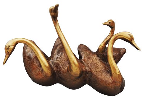 Brass Wall Hanging Duck Statue 3.56 Kg